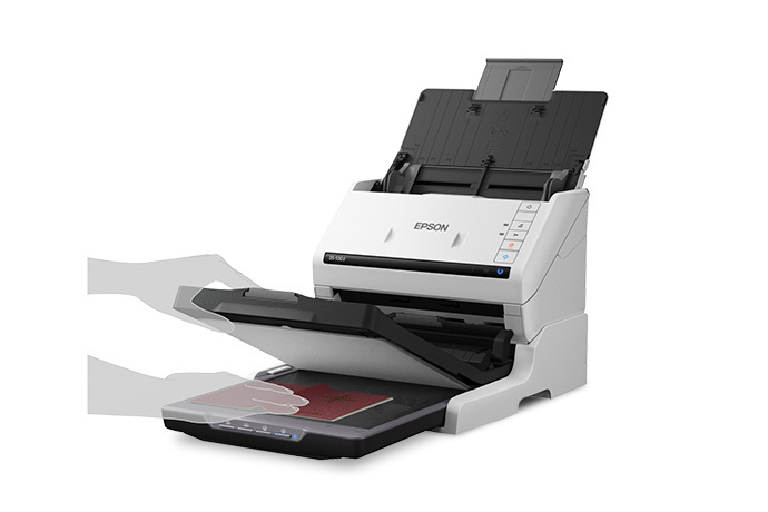 Auto Document Feeder ADF Epson DS-530 II Color Duplex Document Scanner for PC and Mac with Sheet-fed 
